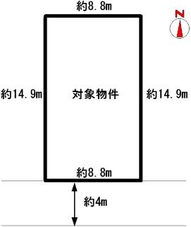 Compartment figure. Land price 12.9 million yen, Land area 133.1 sq m