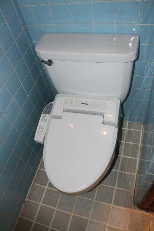 Toilet. It is a toilet with a clean