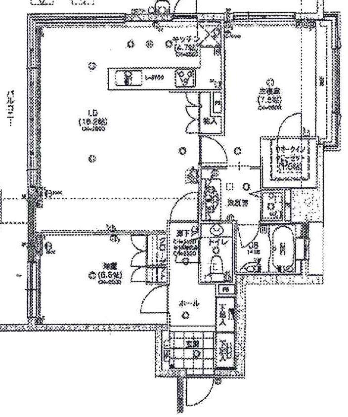 Floor plan. 2LDK, Price 23.8 million yen, Occupied area 80.05 sq m , Balcony area 35.64 sq m