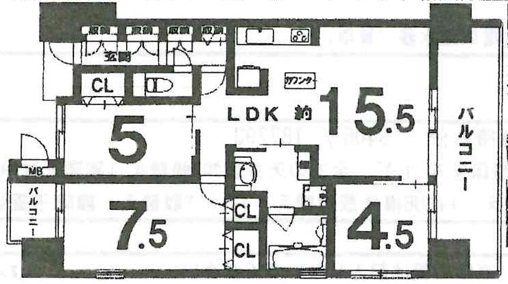 Floor plan. 3LDK, Price 19,800,000 yen, Occupied area 72.18 sq m