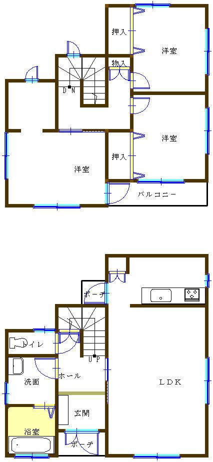 Floor plan. 28 million yen, 3LDK, Land area 137.57 sq m , Building area 102 sq m