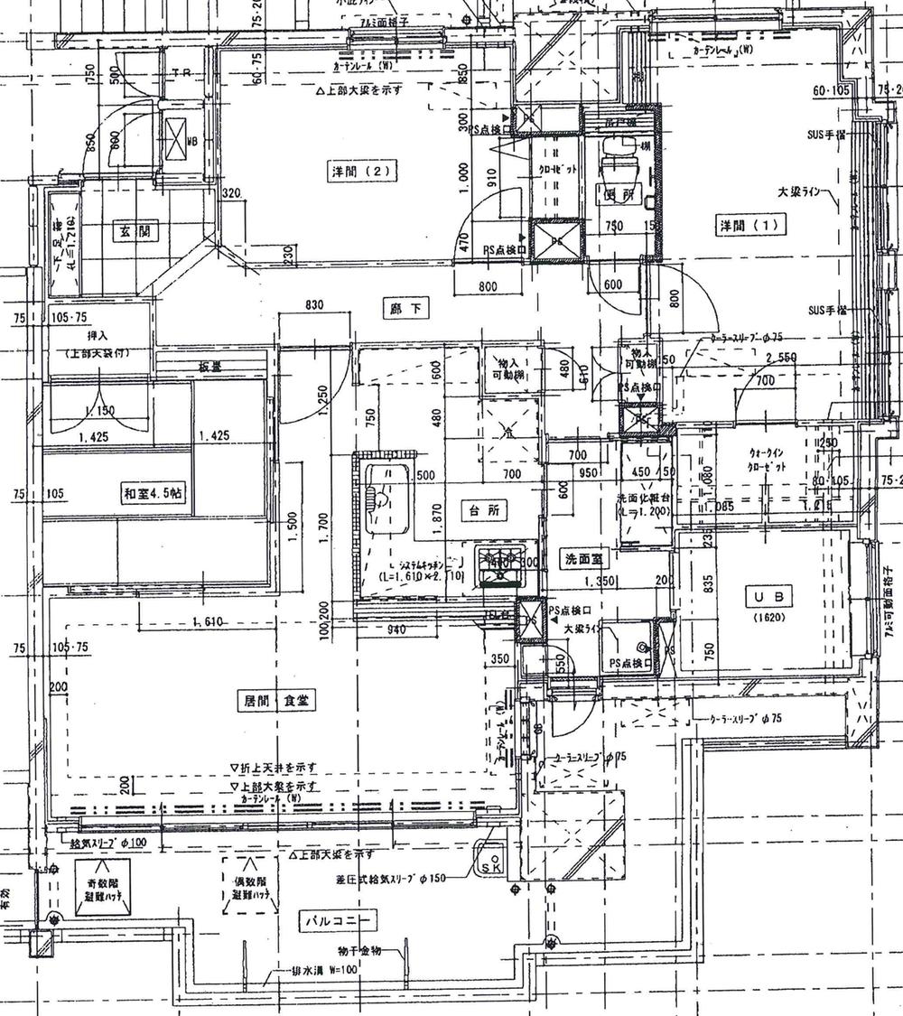 Floor plan. 3LDK, Price 25,800,000 yen, Occupied area 77.72 sq m , Balcony area 18.06 sq m