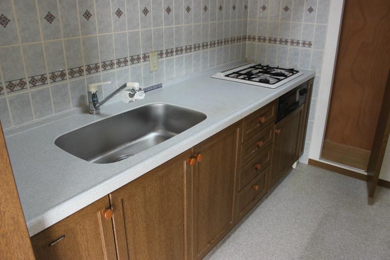Kitchen. It is housed rich kitchen with a good height and easy to use
