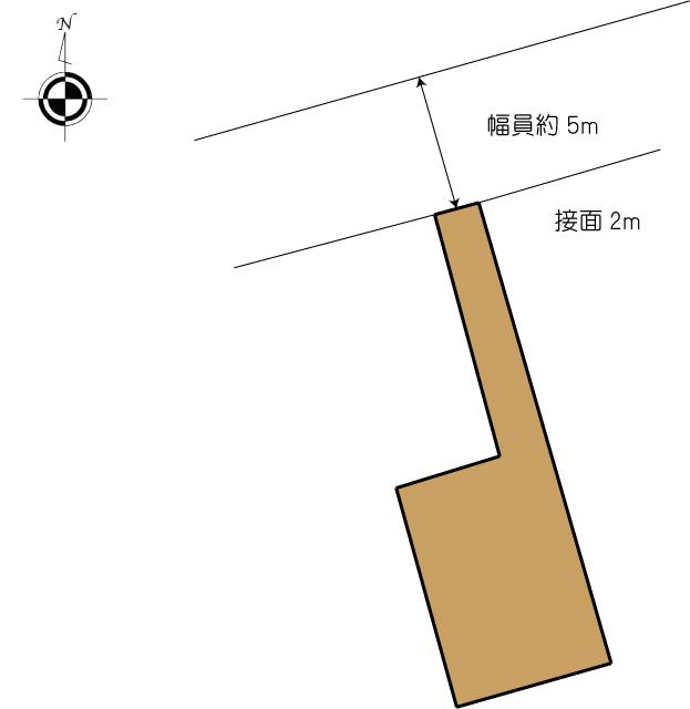 Compartment figure. Land price 4.9 million yen, Land area 91.05 sq m
