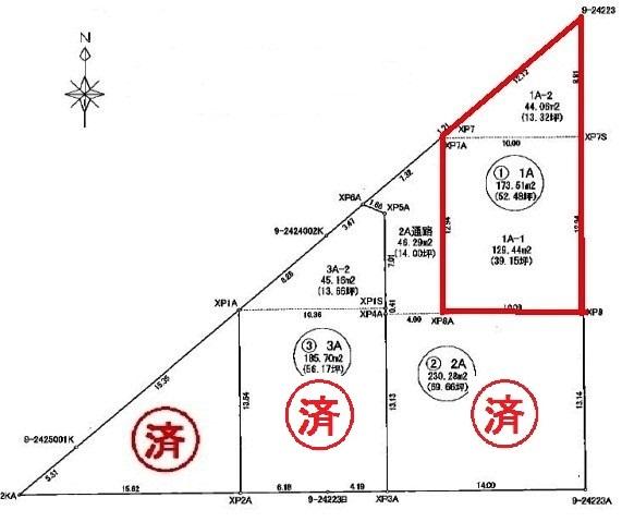 Compartment figure. Land price 16 million yen, Land area 173.51 sq m