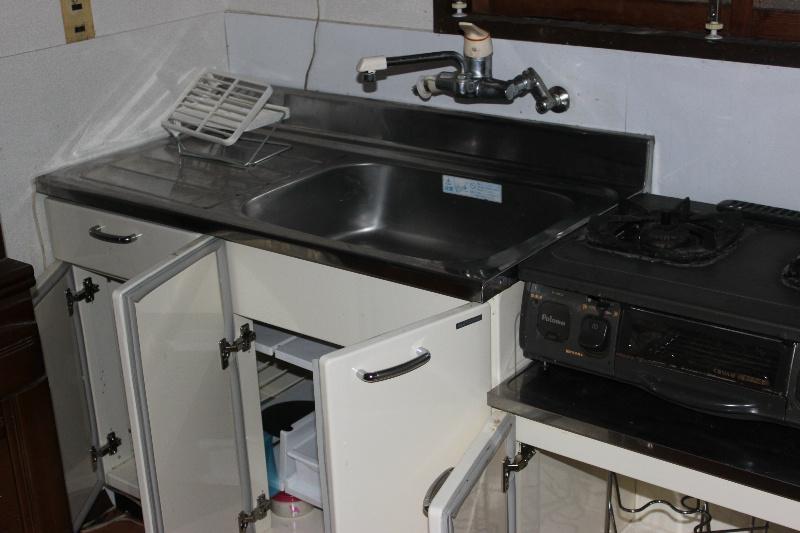 Kitchen. Simple kitchen is towards the two residence is large enough.