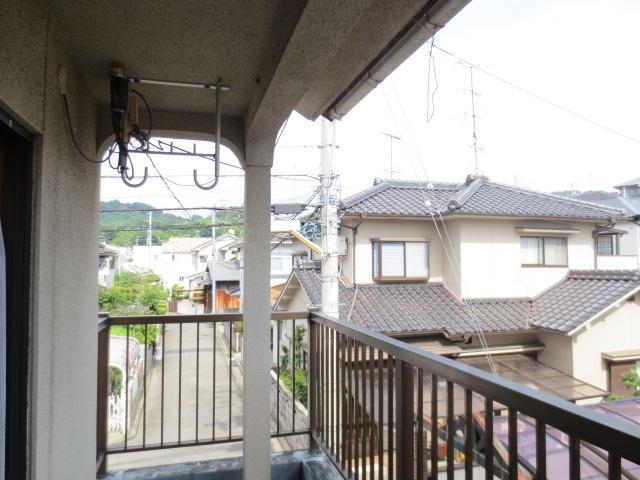 Balcony. Matsuyama Yoshifuji Rented house balcony