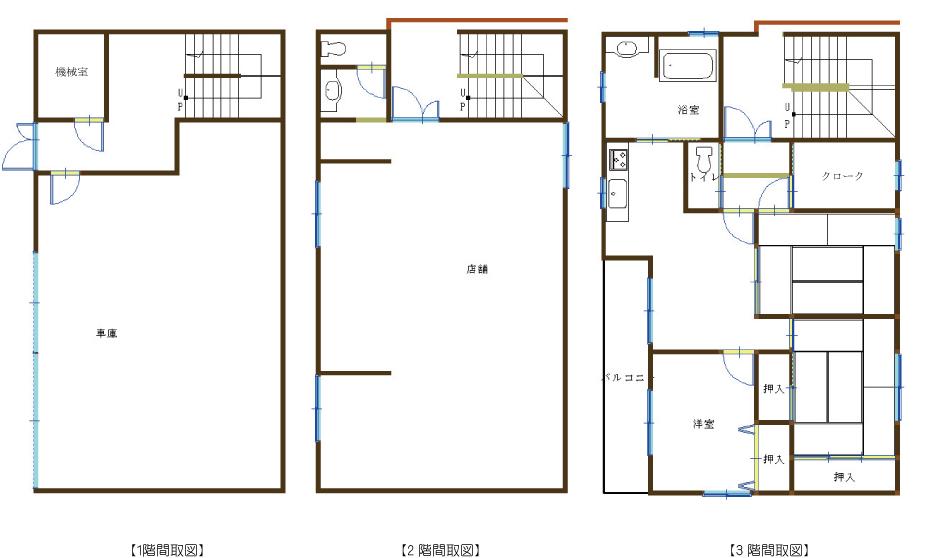 Floor plan. 35,800,000 yen, 3DK + S (storeroom), Land area 208.29 sq m , Building area 207.18 sq m