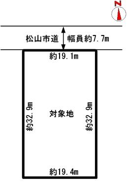 Compartment figure. Land price 52 million yen, It Seddo the road of land area 638 sq m 7.7m width