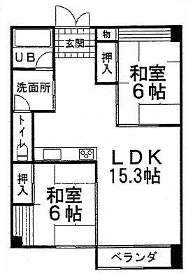 Floor plan. 2LDK, Price 7.2 million yen, Occupied area 74.18 sq m , Balcony area 7.53 sq m