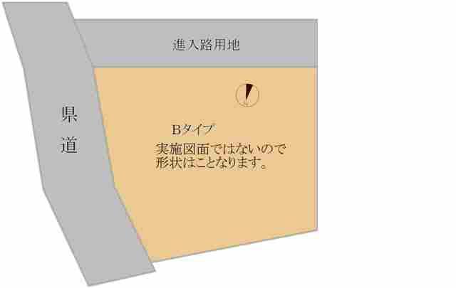 Compartment figure. Land price 6.15 million yen, Land area 271 sq m A ・ B ・ Plans to sell in the C type, You can also bulk selling.