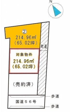 Compartment figure. Land price 10,403,000 yen, Land area 214.96 sq m