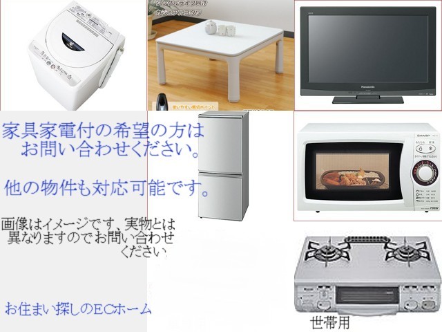 Other. 2000 yen UP furnished consumer electronics (TV ・ refrigerator ・ Washing machine ・ range ・ gas