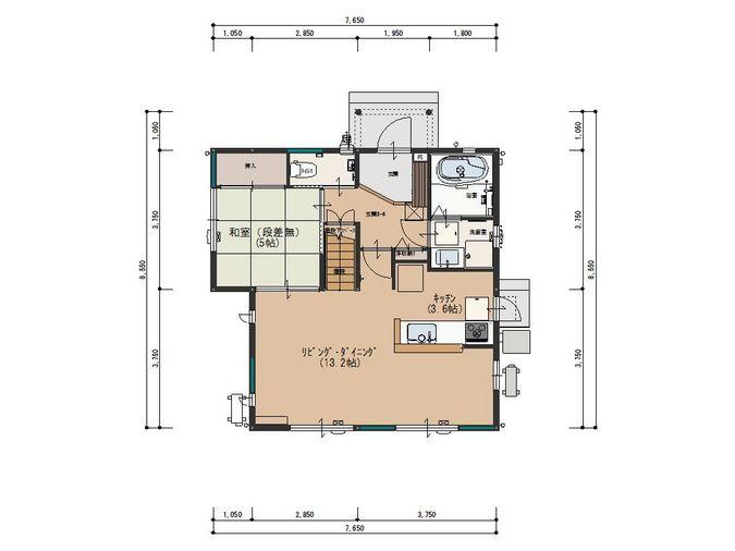 Floor plan. 1 floor area 5343 sq m  / 1616 square meters