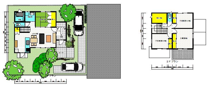 Floor plan. (Misawa Homes Town Sakuragi No. 6 locations), Price 31,400,000 yen, 4LDK, Land area 165.08 sq m , Building area 103.91 sq m