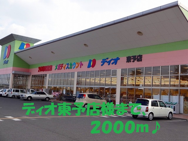Supermarket. 2000m until Dio Toyo store like (Super)