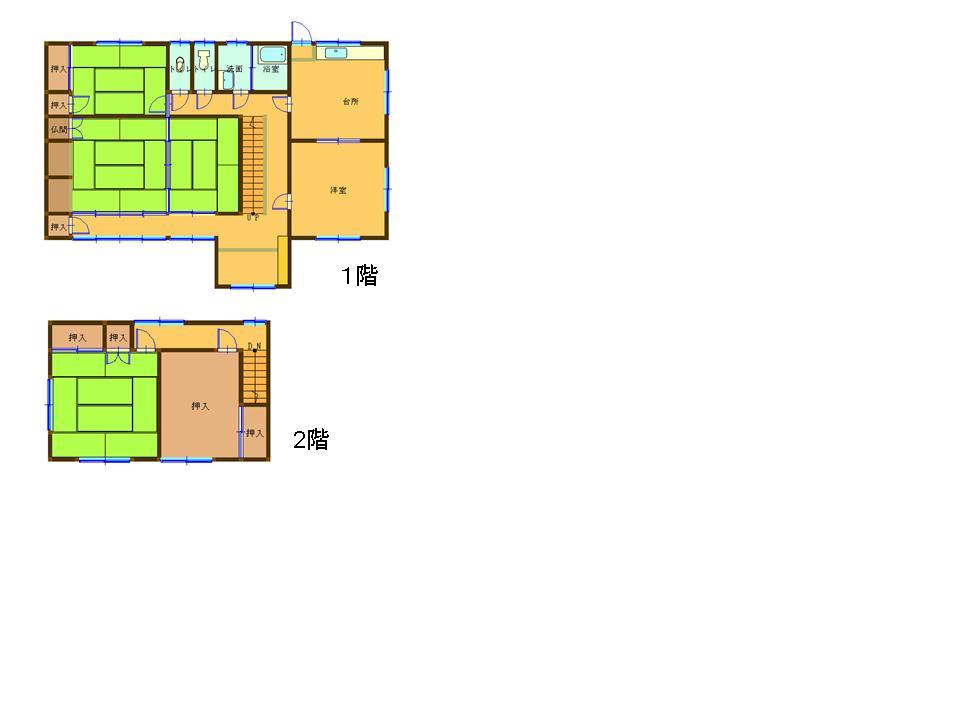 Floor plan. 13.5 million yen, 6DK, Land area 472.23 sq m , Building area 142.59 sq m