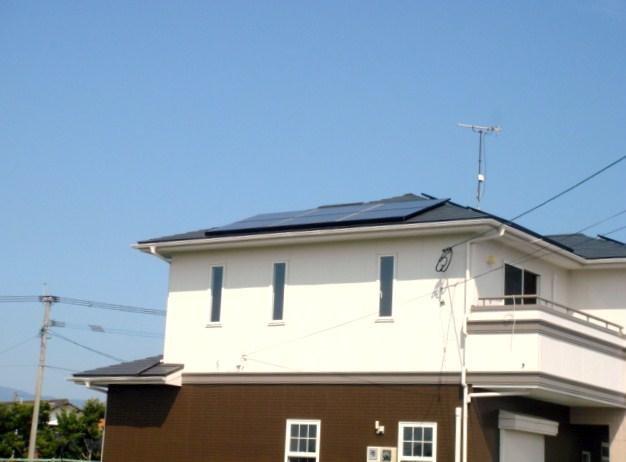 Local appearance photo. Two-sided solar panels Sunny