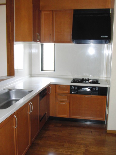 Kitchen. Kitchen is a spacious L-shaped