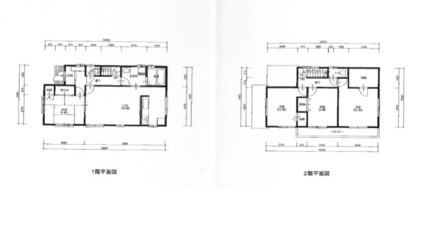 Building plan example (floor plan). Please reference.  ※ No construction conditions