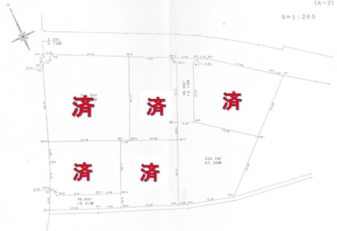 Compartment figure. Land price 5.8 million yen, Land area 270.81 sq m