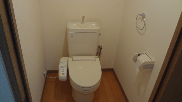 Toilet. With Washlet