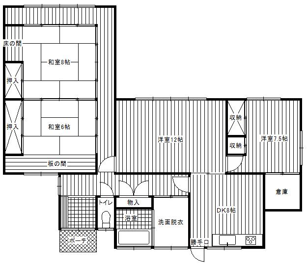Floor plan. 16.2 million yen, 4DK, Land area 293.86 sq m , Building area 113.44 sq m
