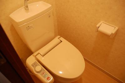 Toilet. toilet. Washlet equipped. Isomorphic Property reference photograph