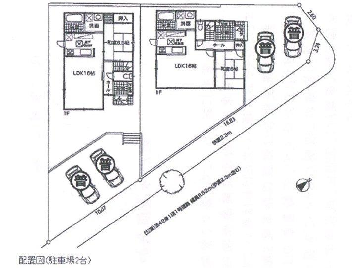 Compartment figure. 24,800,000 yen, 4LDK, Land area 165.1 sq m , Building area 98.01 sq m