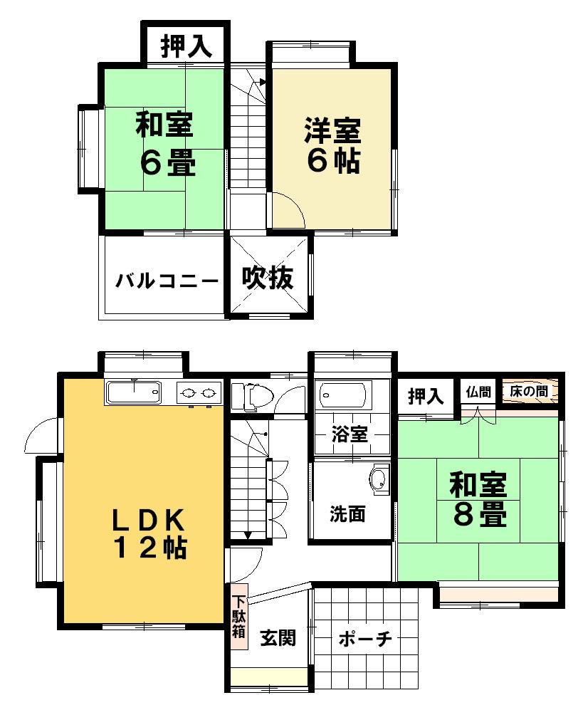 Floor plan. 5.6 million yen, 3LDK, Land area 163.5 sq m , Building area 81.15 sq m