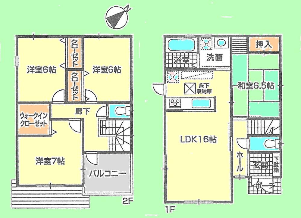 Floor plan. 24,800,000 yen, 4LDK, Land area 156.03 sq m , Building area 99.22 sq m floor plan