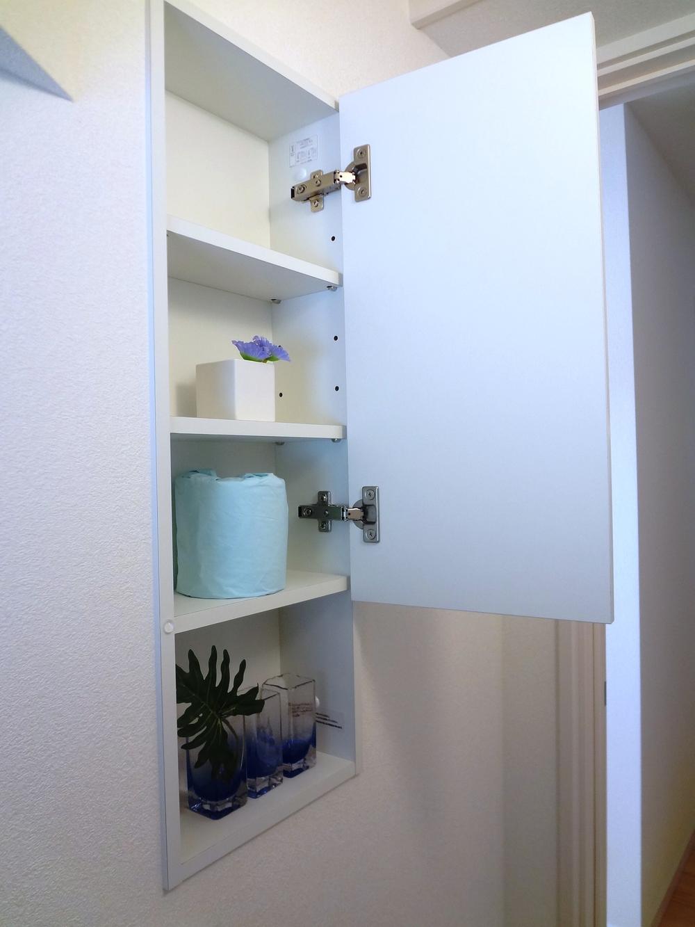 Receipt. Housed in the toilet you can organize a very convenient.