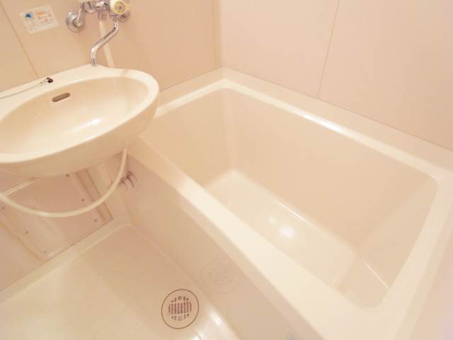 Bath. A little loose of rectangular bathtub