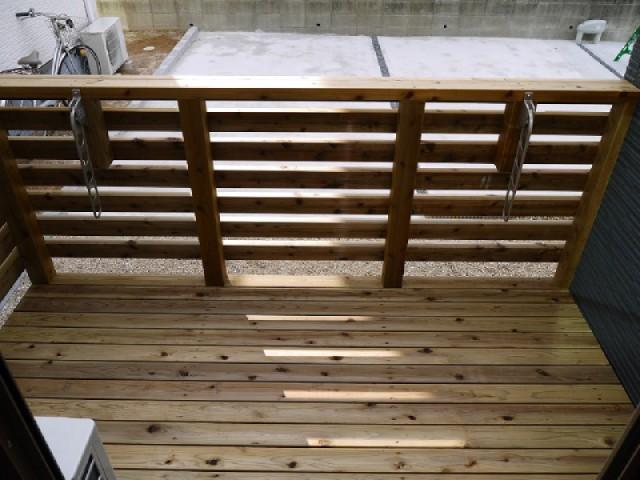 Other introspection. With wood deck
