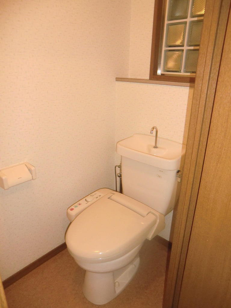 Toilet. With Washlet