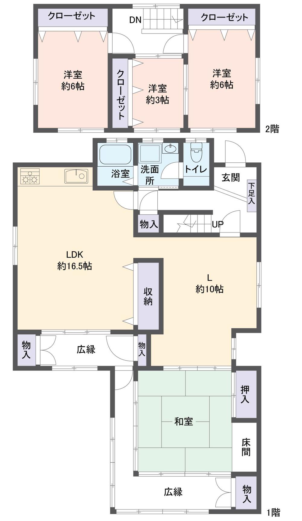 Floor plan. 22,900,000 yen, 4LDK, Land area 452.62 sq m , Building area 148.71 sq m