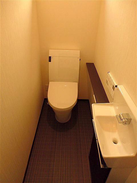 Toilet. Bidet function toilet