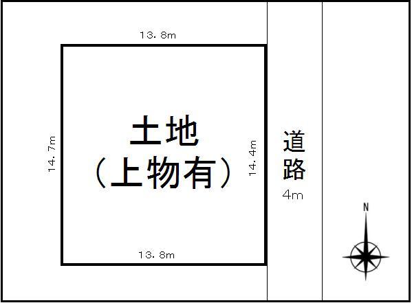 Compartment figure. Land price 12 million yen, Land area 201.8 sq m