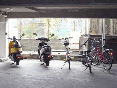 Other common areas. Bicycle-parking space