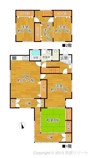 Floor plan. 22,900,000 yen, 5LDK, Land area 425.62 sq m , Building area 148.71 sq m (12 May 2013) created