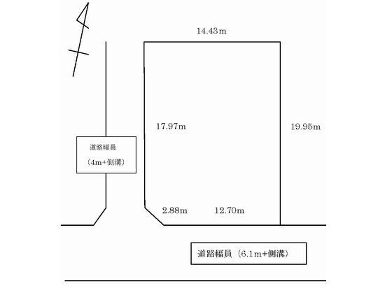 Compartment figure. Land price 13 million yen, Land area 286.7 sq m