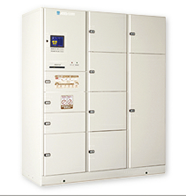 Common utility.  [Home delivery locker] It makes me know the door-to-door delivery of luggage in the lamp of intercom base unit (same specifications)