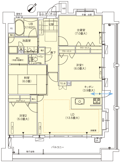 Floor: 4LDK, occupied area: 92.61 sq m, Price: 29.8 million yen
