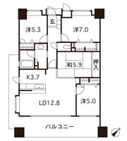 Floor: 4LDK, occupied area: 87.91 sq m, Price: 29,800,000 yen ~ 39,900,000 yen