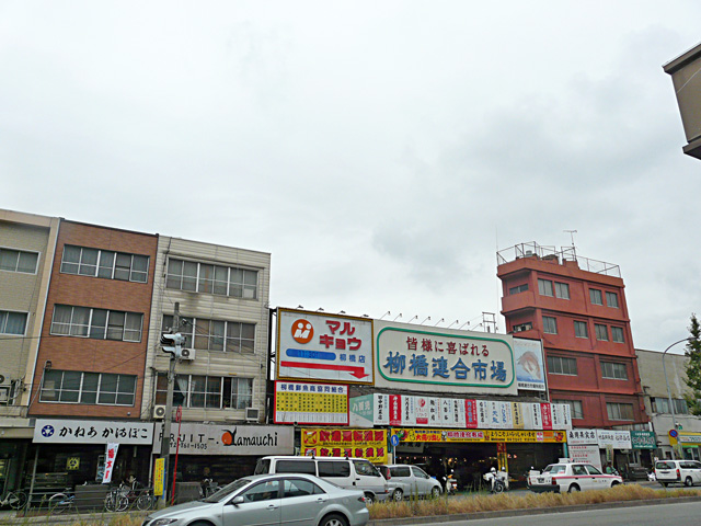 Supermarket. Yanagibashi Union market (super) up to 200m