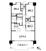 Floor: 3LDK, occupied area: 74.52 sq m, Price: 29.4 million yen