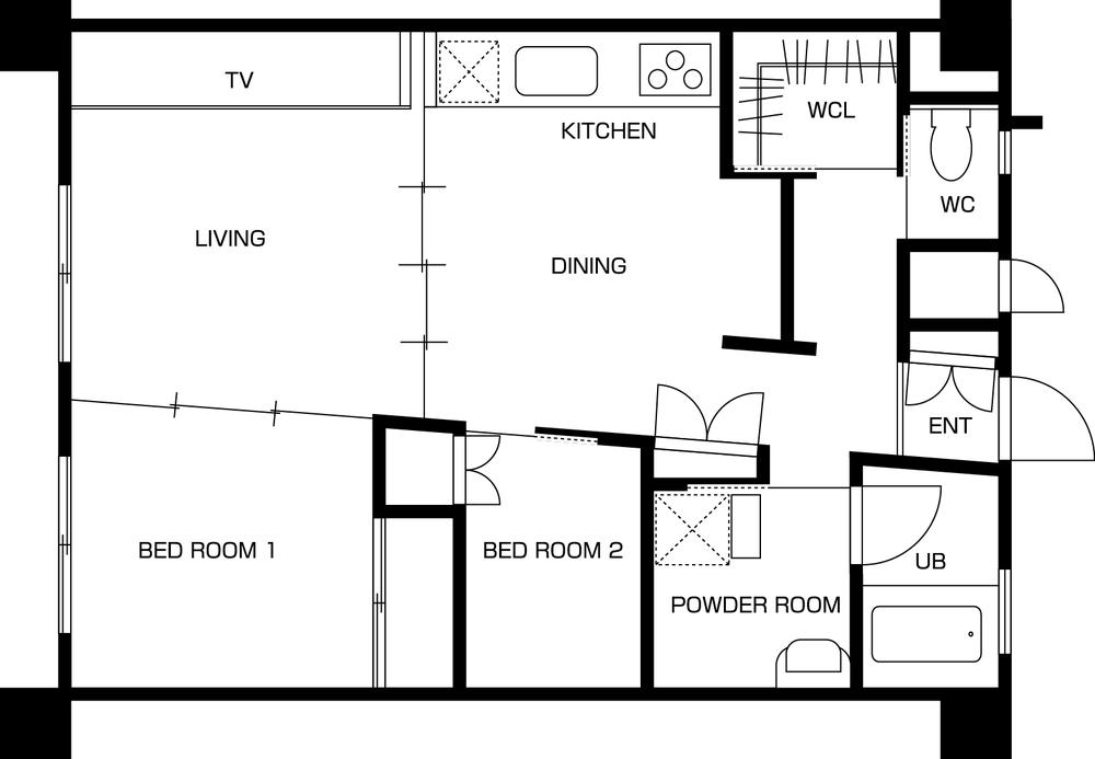Floor plan. 2LDK + S (storeroom), Price 22.5 million yen, Occupied area 60.72 sq m , Balcony area 8.87 sq m
