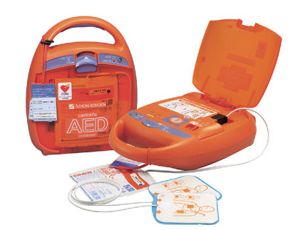 Other.  [AED (automated external defibrillator)] In order to respond quickly to symptoms such as sudden cardiac arrest, It must be installed in a delivery box the AED (automated external defibrillator) to encourage the defibrillation by electrical shock. (Same specifications)