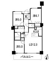 Floor: 3LDK, occupied area: 71.69 sq m, Price: 34,539,061 yen