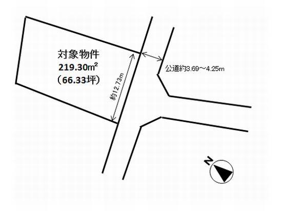 Compartment figure. Land price 45,800,000 yen, Land area 218.53 sq m